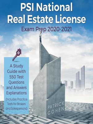 cover image of PSI National Real Estate License Exam Prep 2020-2021